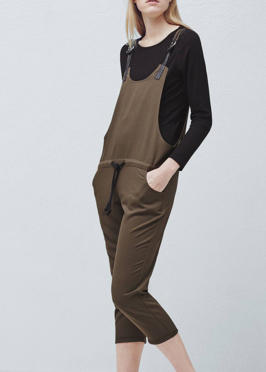 flowy dungarees