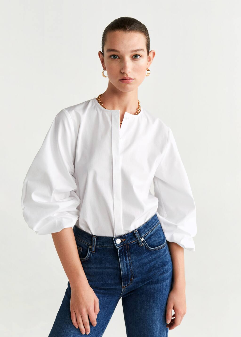 mango cotton shirt