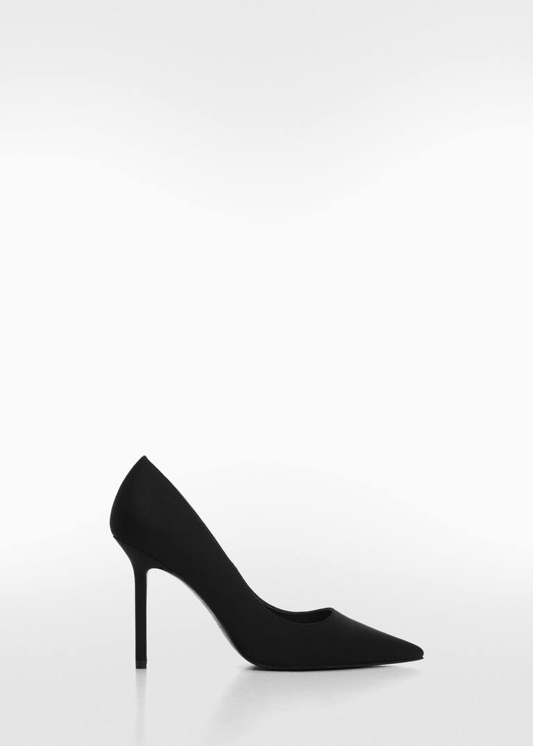 Black pointed shoes heels Clearance