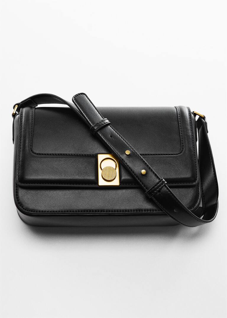 Black cross body bag mango Clearance