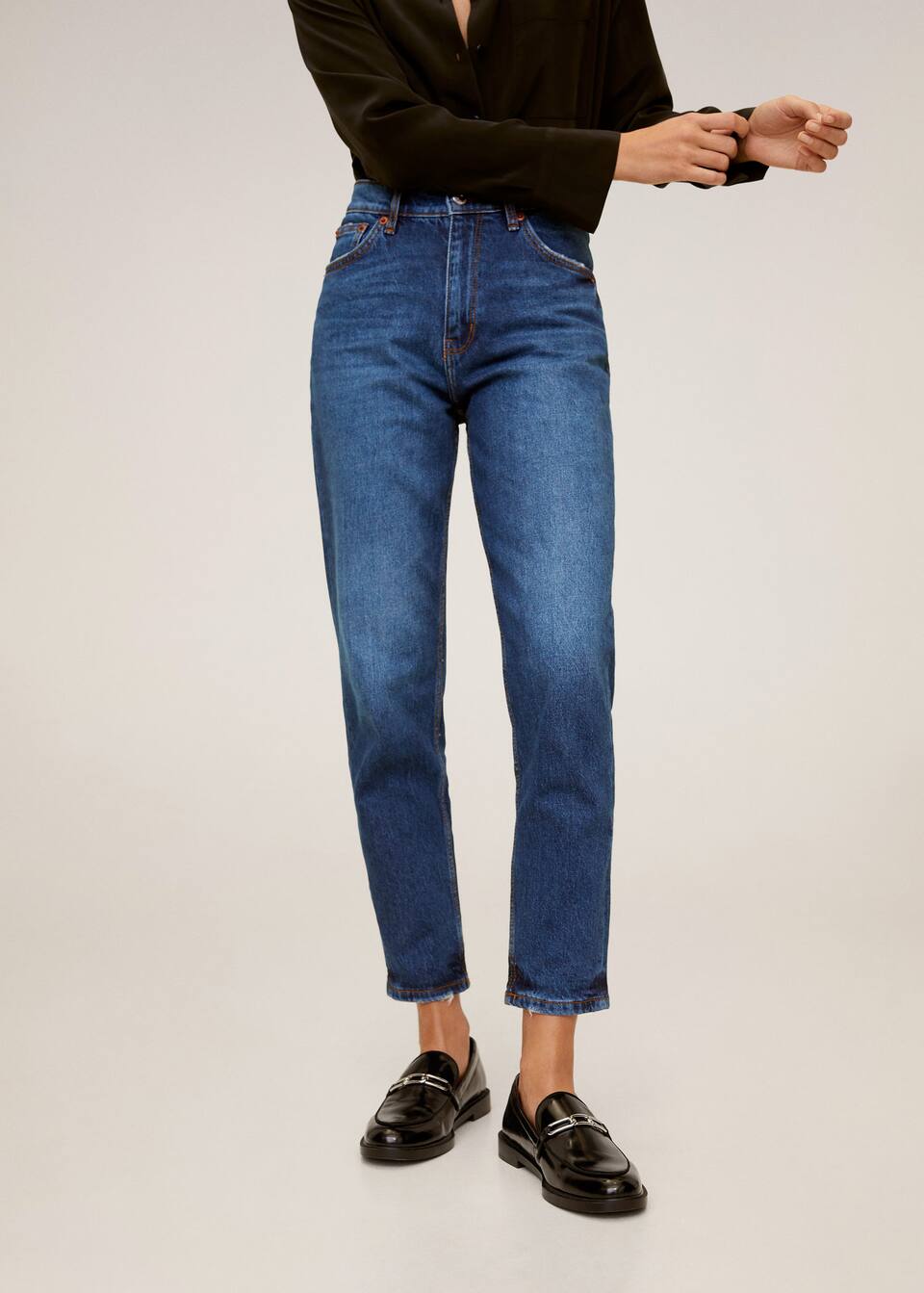 Mom Fit Jeans Woman Mango Malta