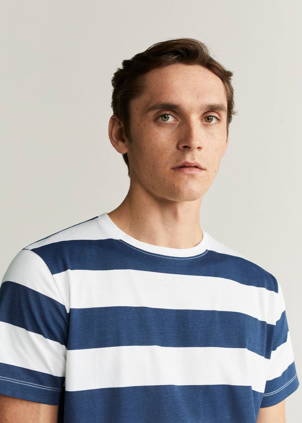 Mango Striped cotton Tshirt 67000587 69