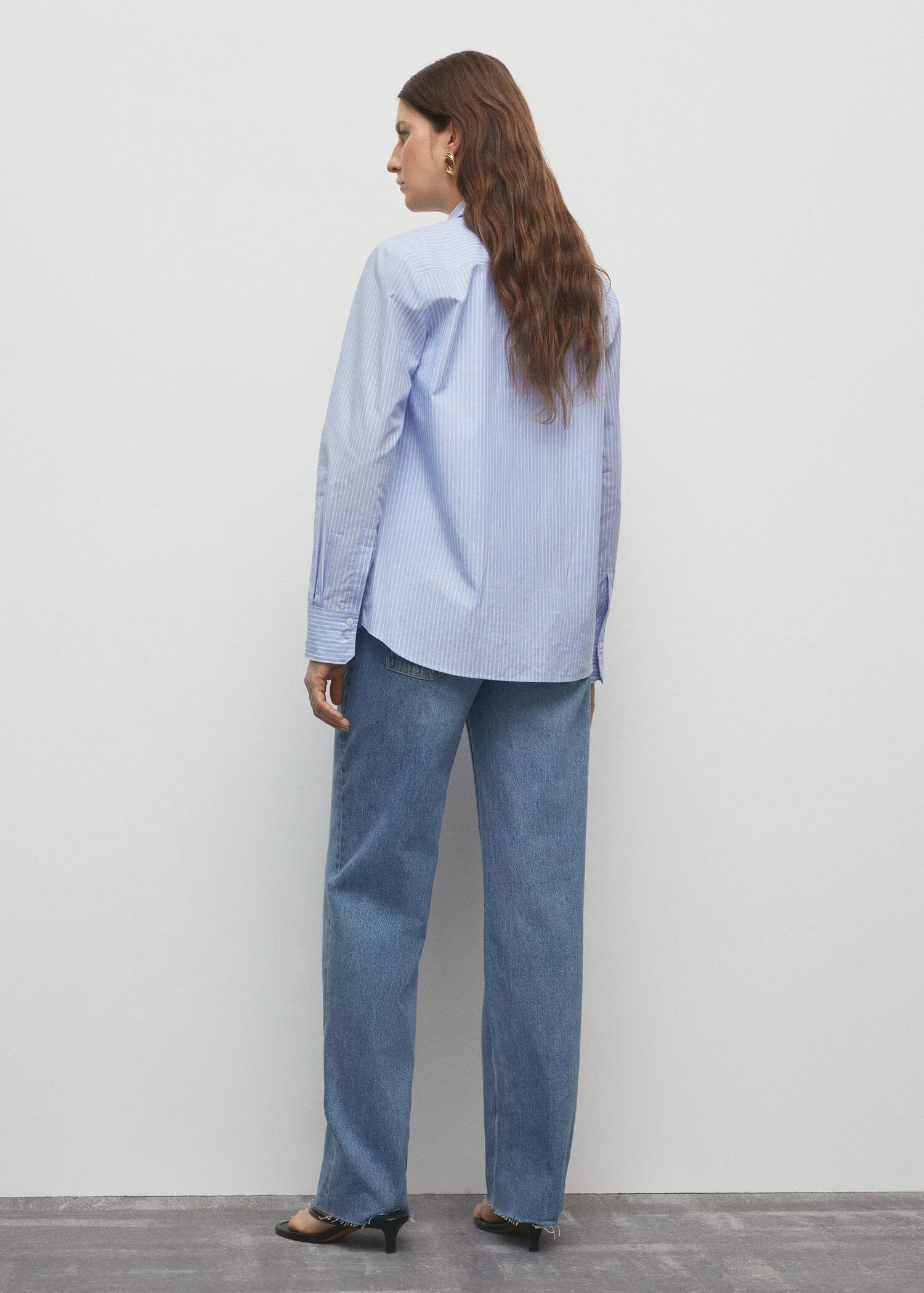 Maternity wideleg jeans Woman Mango Qatar