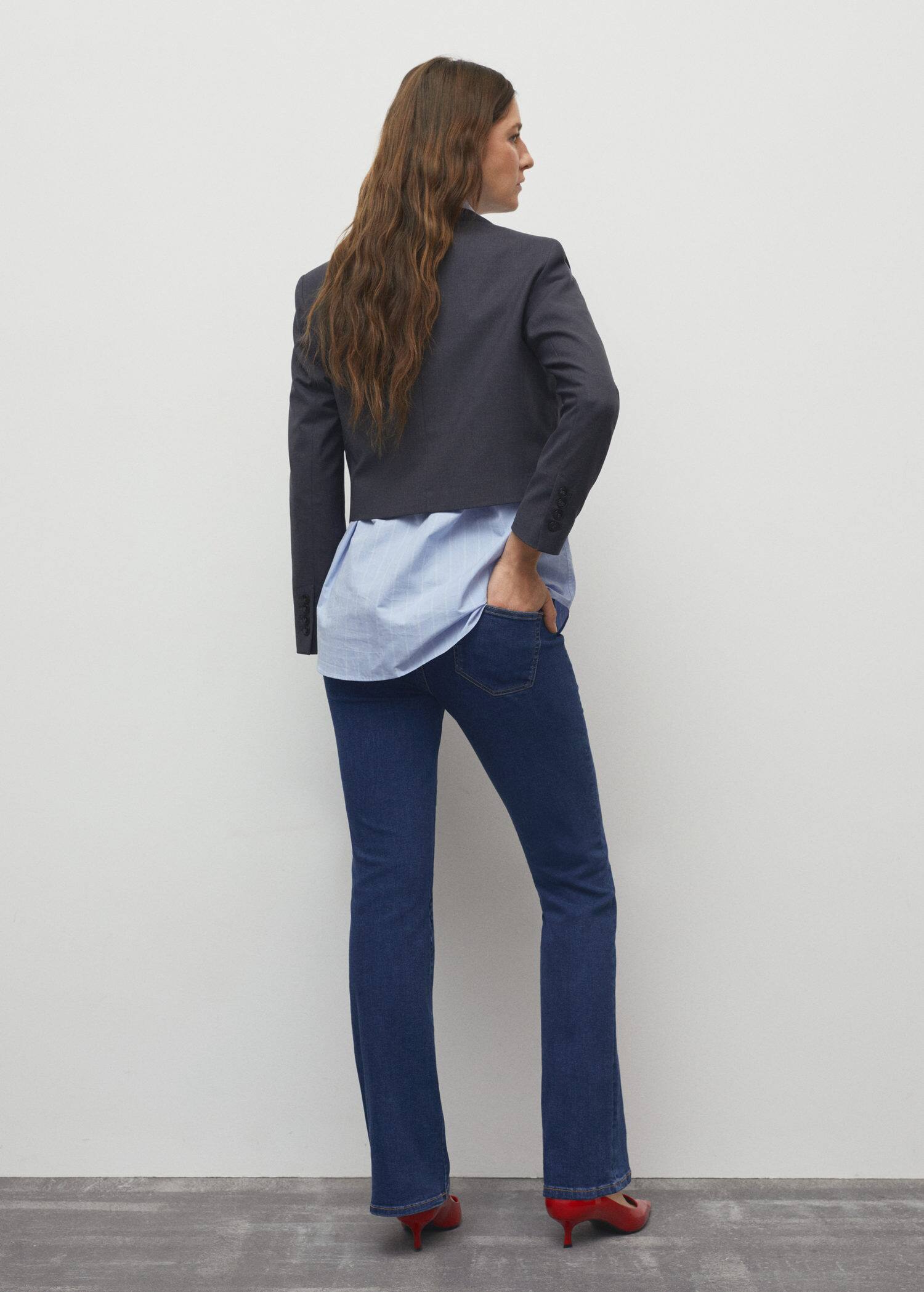 Maternity flared jeans Woman Mango Qatar