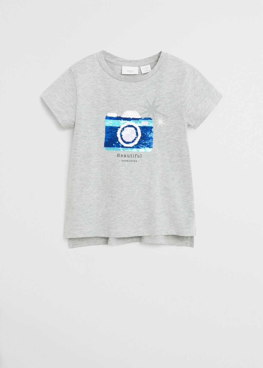 t shirt sequin garcon