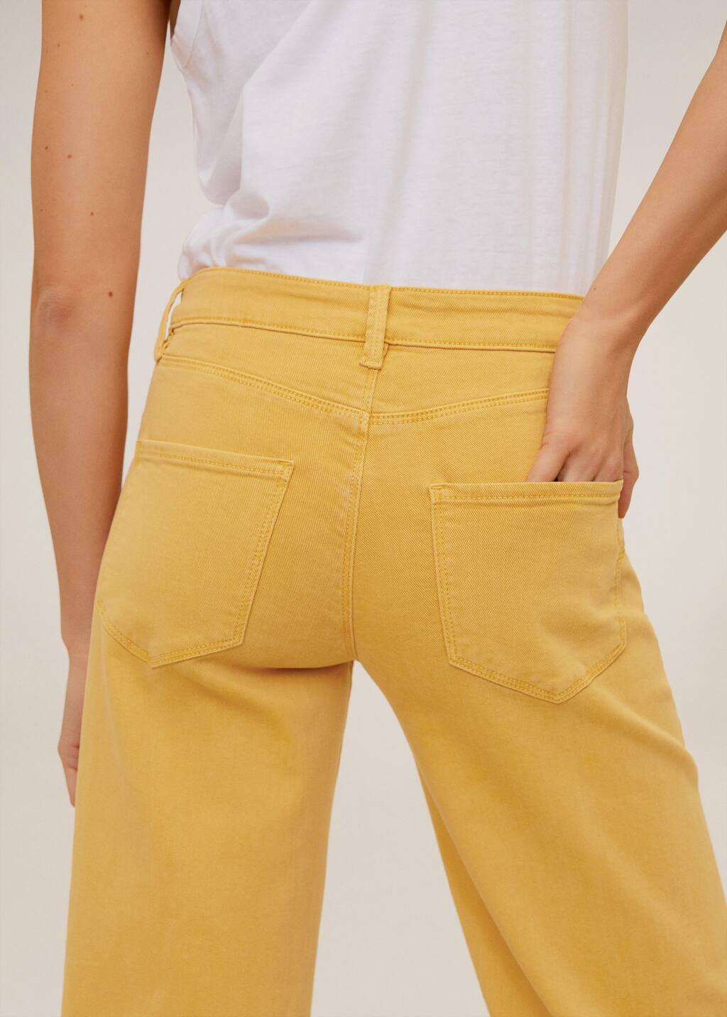 Modalite Net Mango Mid Waist Culotte Jeans 15