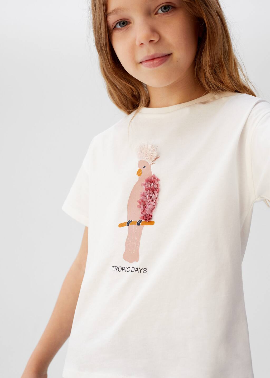Genser med trykk og relieff detalj Jente | Mango Kids Norge Genser med trykk og relieff detalj Gutt | Mango Kids Norge