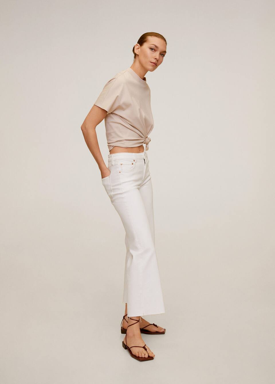 Jupe Culotte Jean Taille Normale Femme Mango Cameroun