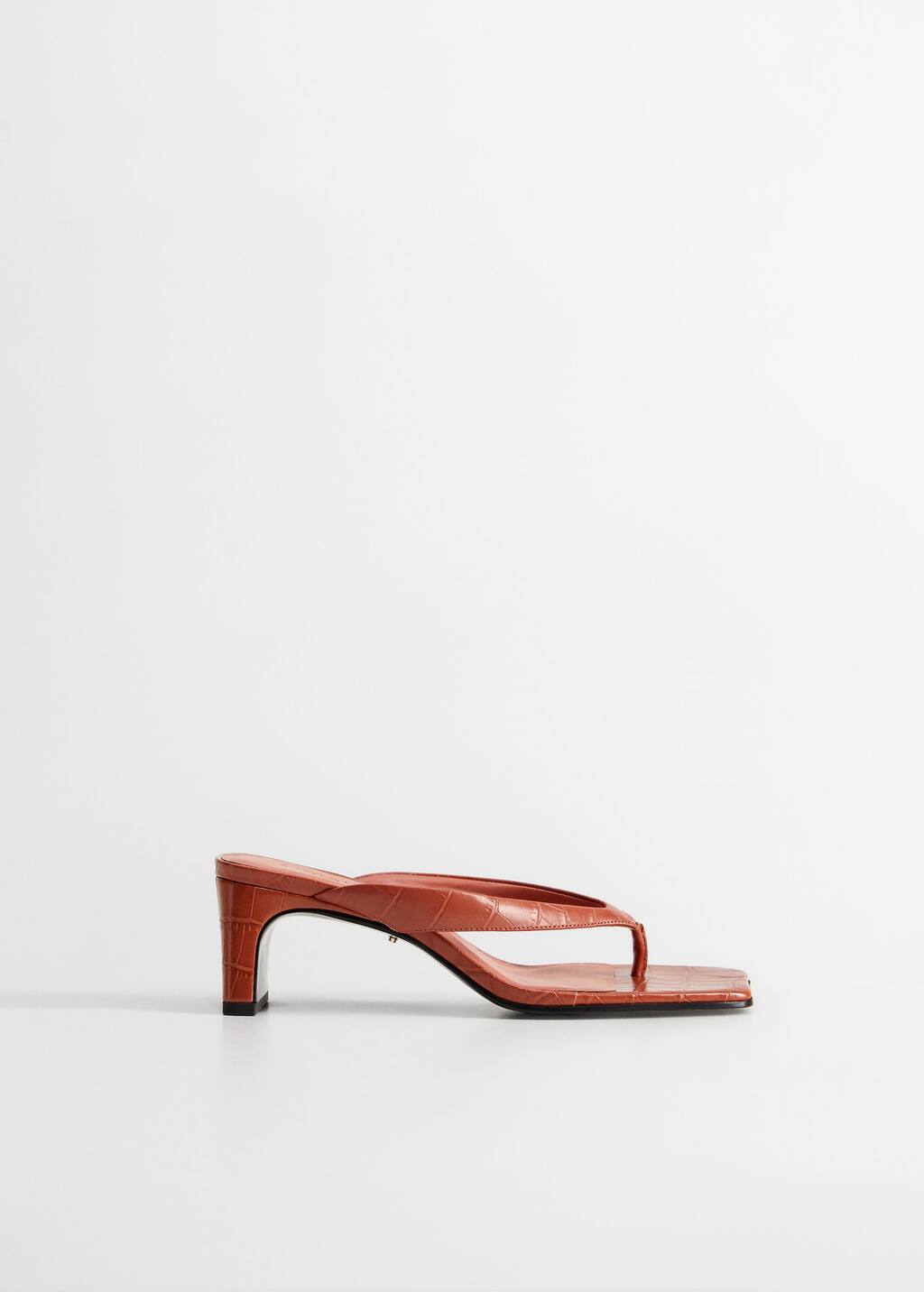 mango orange sandals