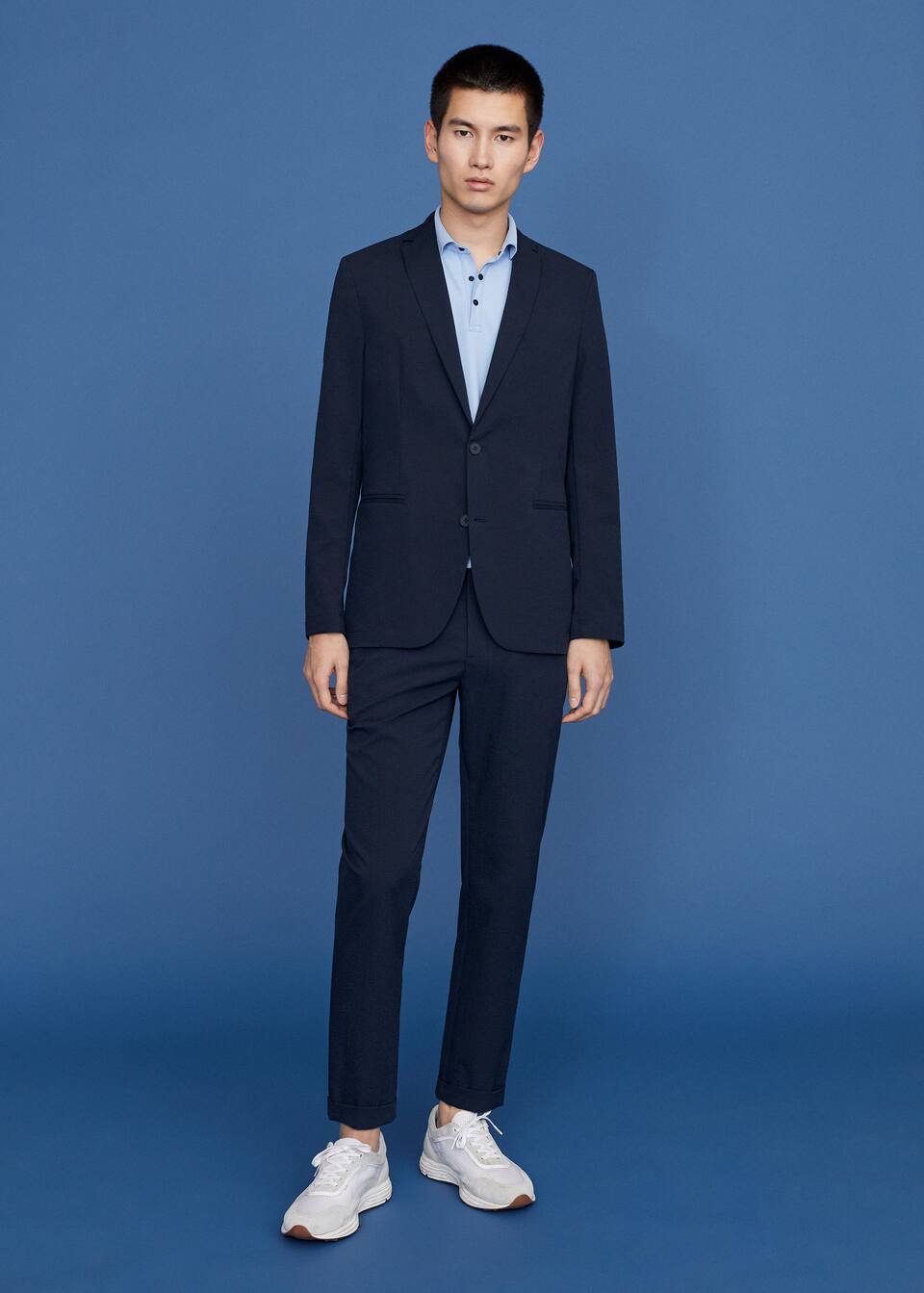 Pantalon De Costume Slim Fit Lin Homme Outlet France