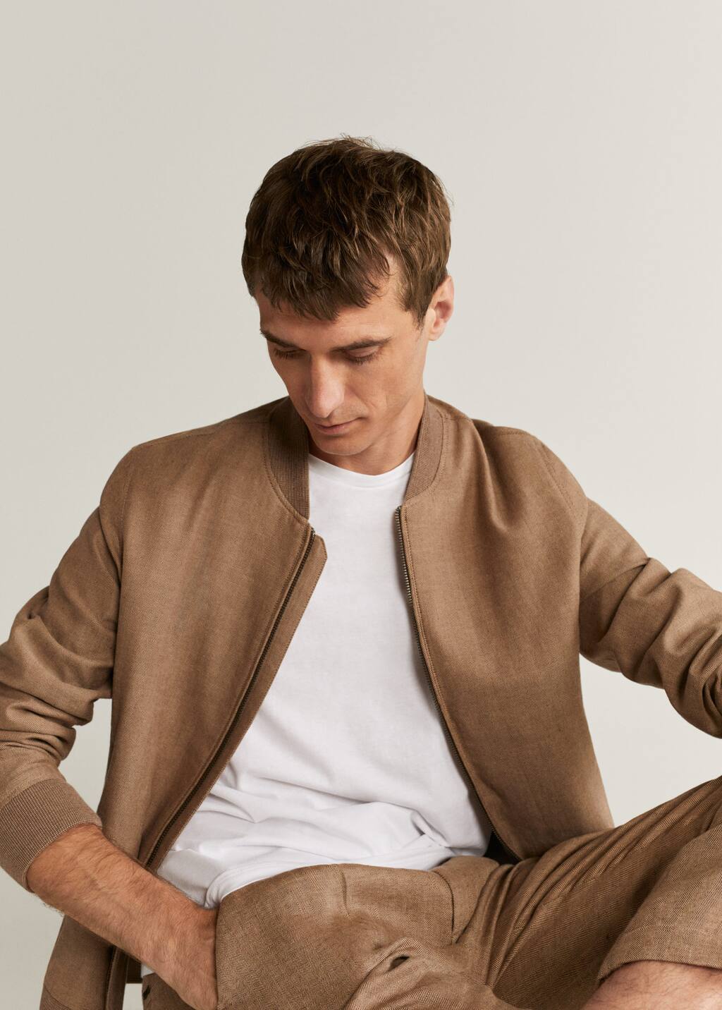 cotton bomber jacket men