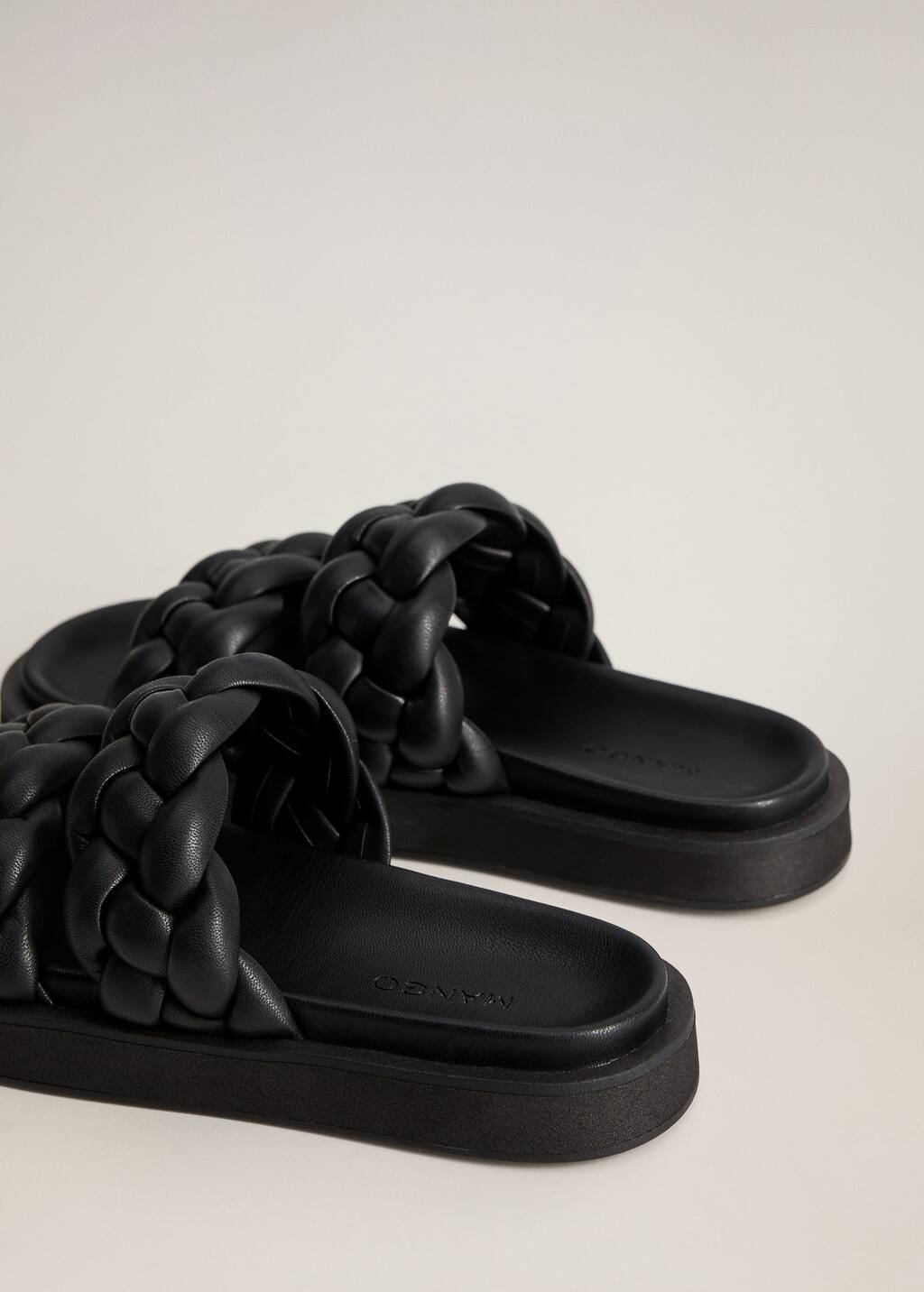 platform braid sandal