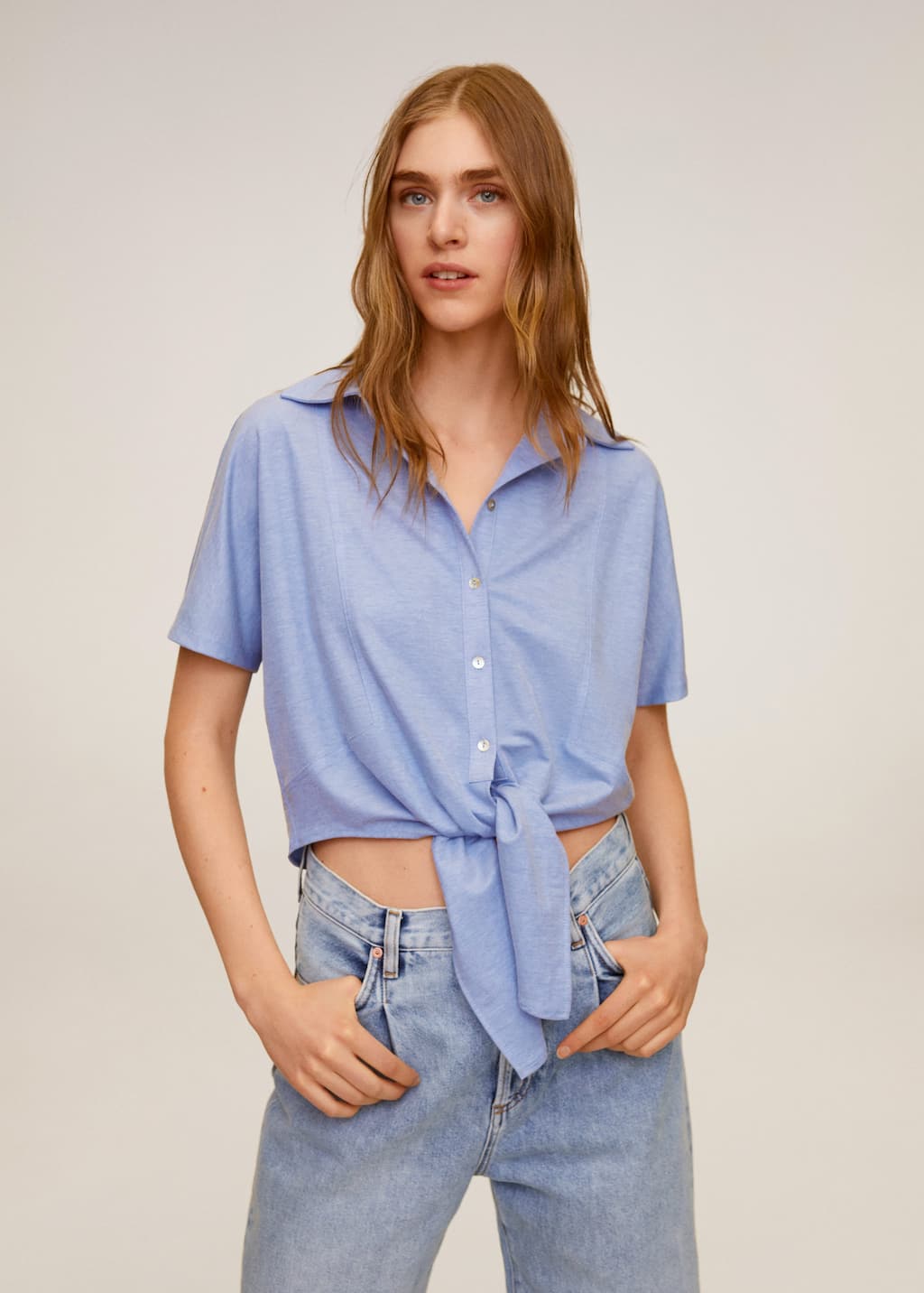 Camisa con nudo Clearance