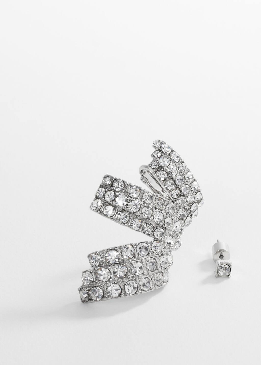 Mango Strass ear cuff - 67010360-PL 