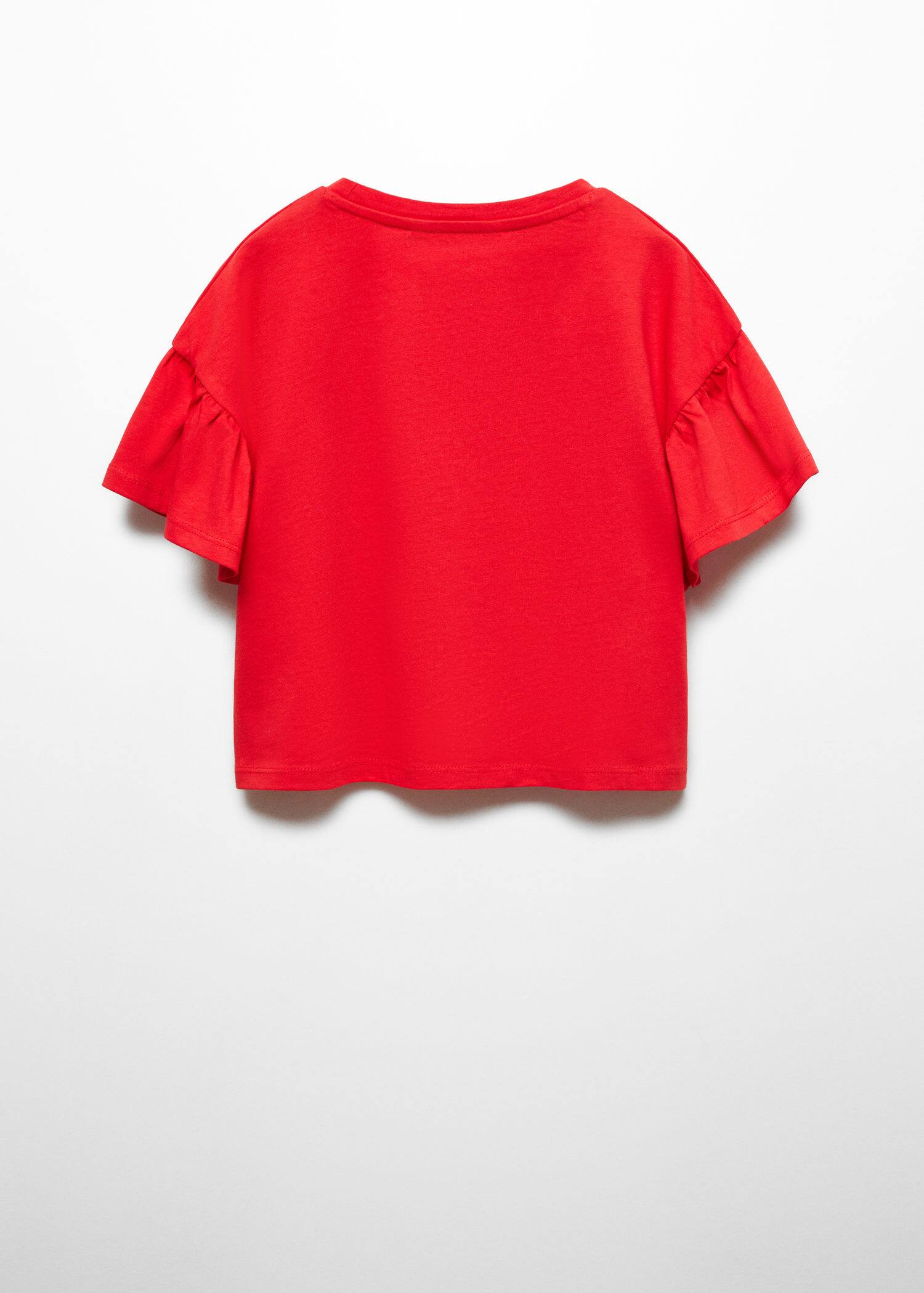 Embroidered message tshirt Women Mango USA