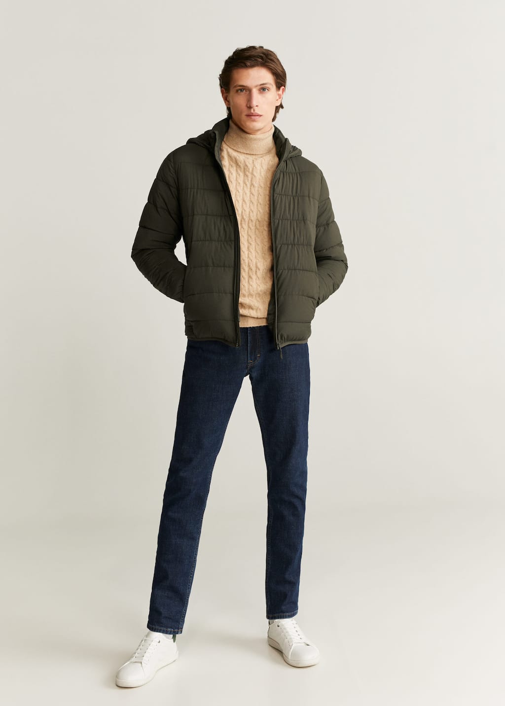 anorak long homme