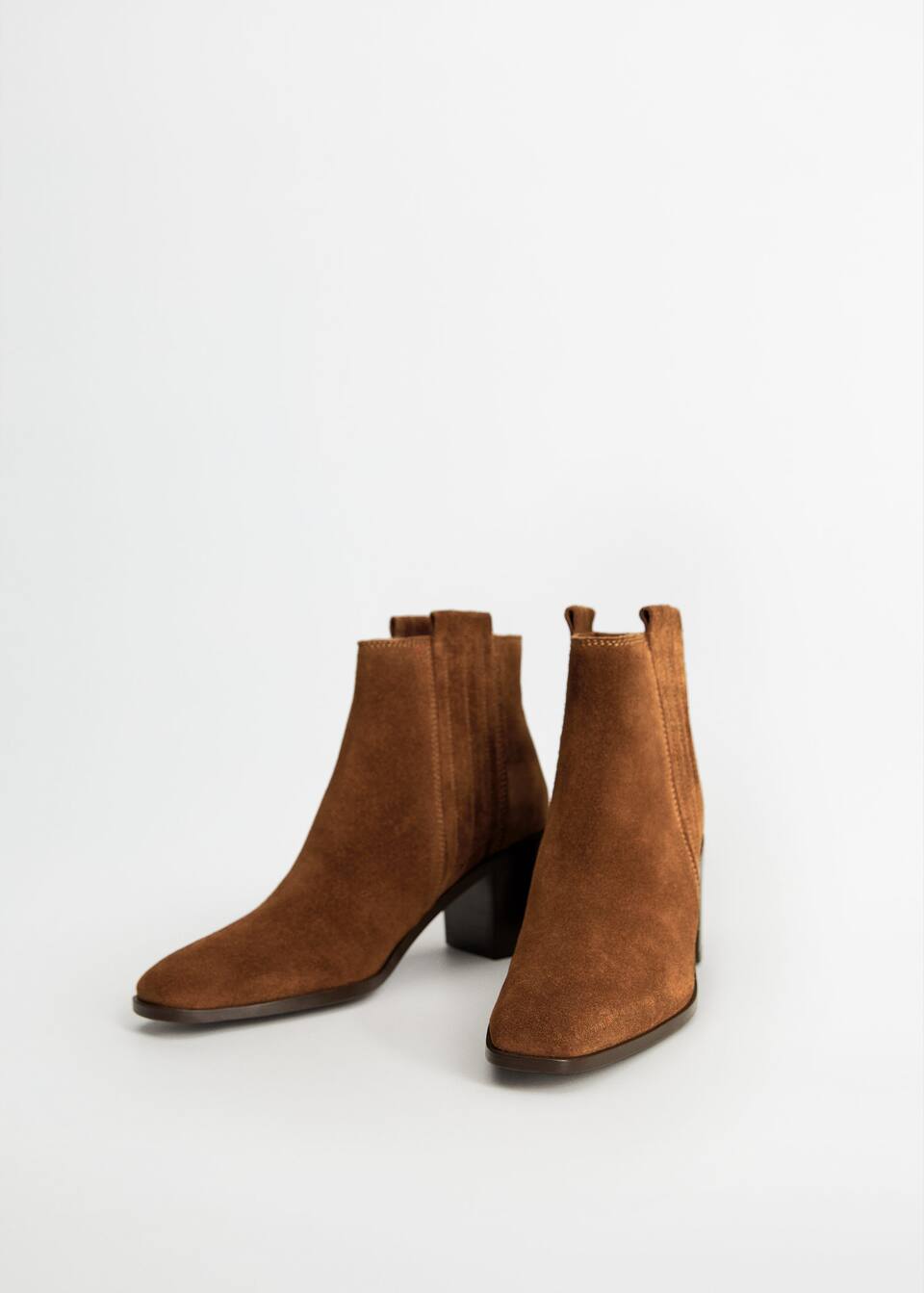 leather western ankle boots woman