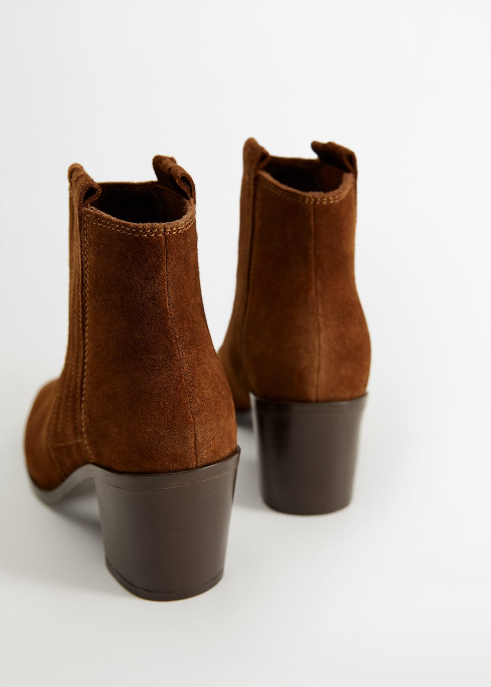 leather western ankle boots woman