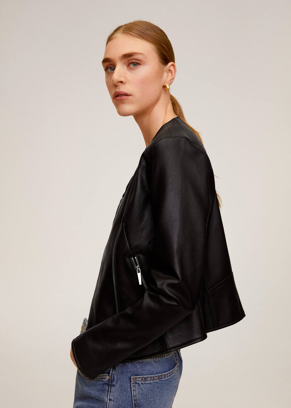 Mango Biker jacket 67012527