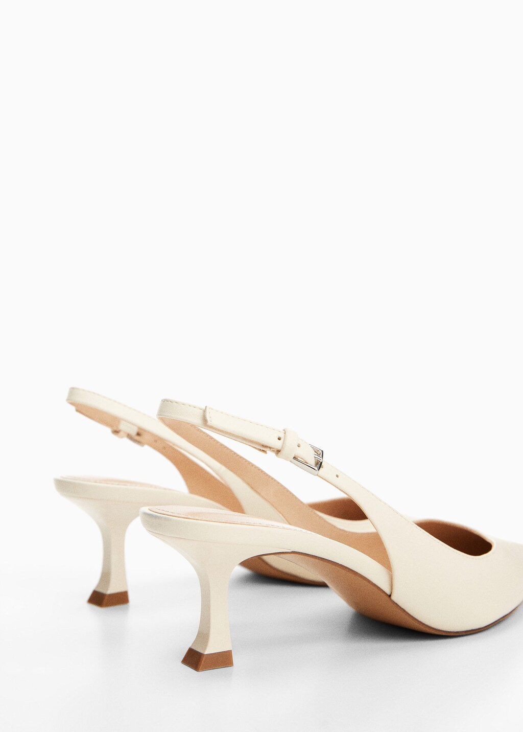champagne kitten heel shoes