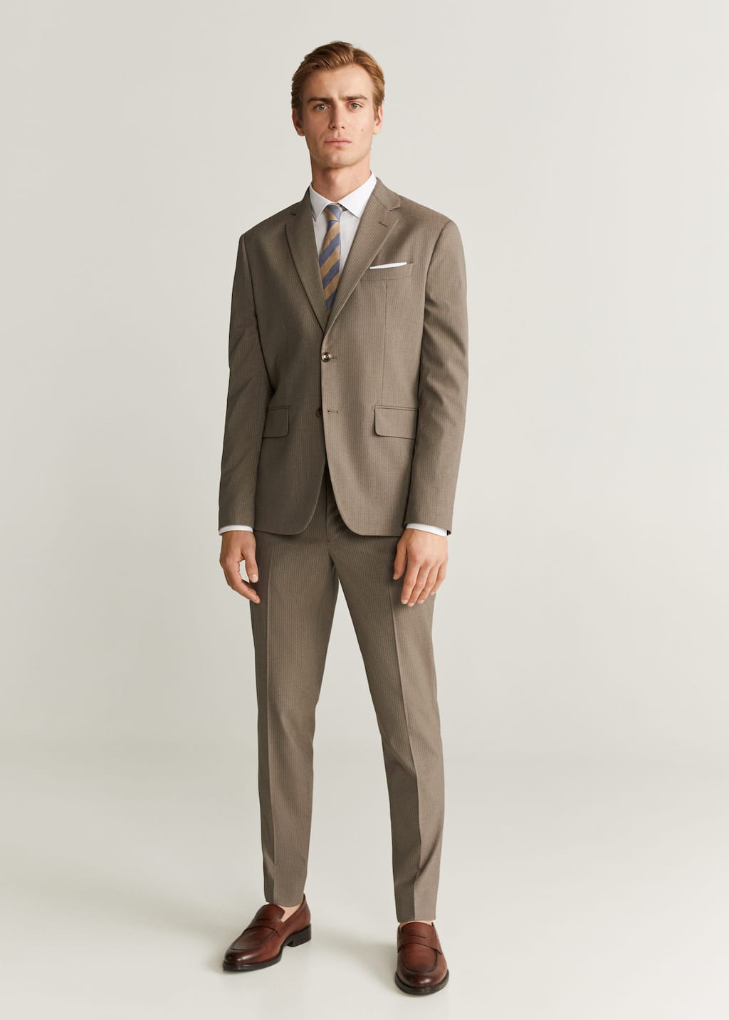 pinstripe suit trousers mens