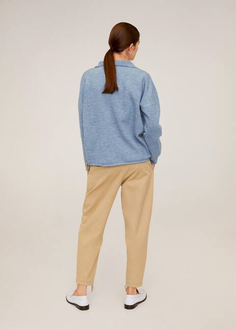 Pantalon Paper Bag Femme Mango France La Reunion