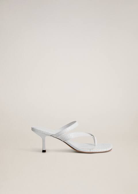 Πέδιλα με λουριά και τακούνι