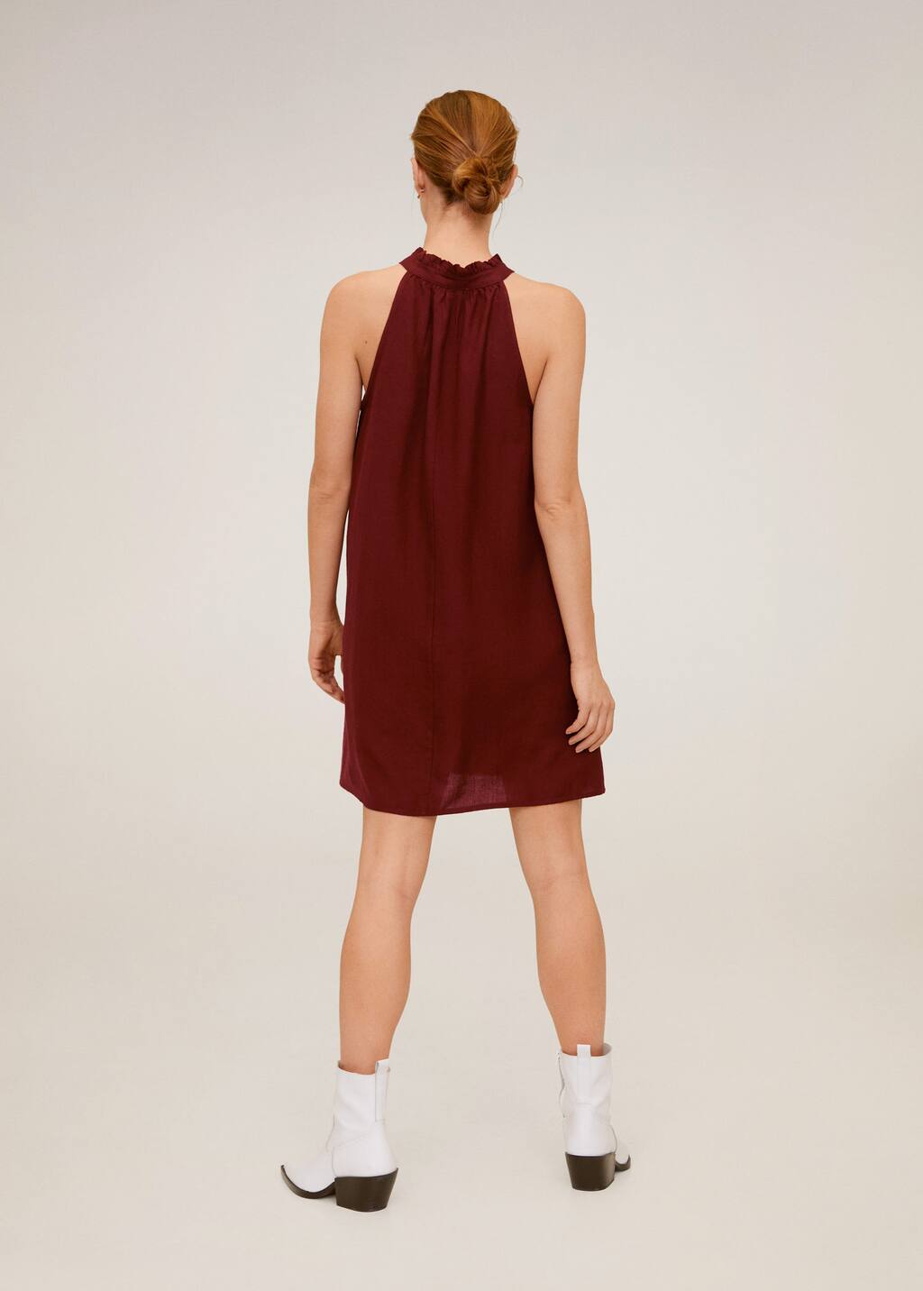 mango halter neck dress