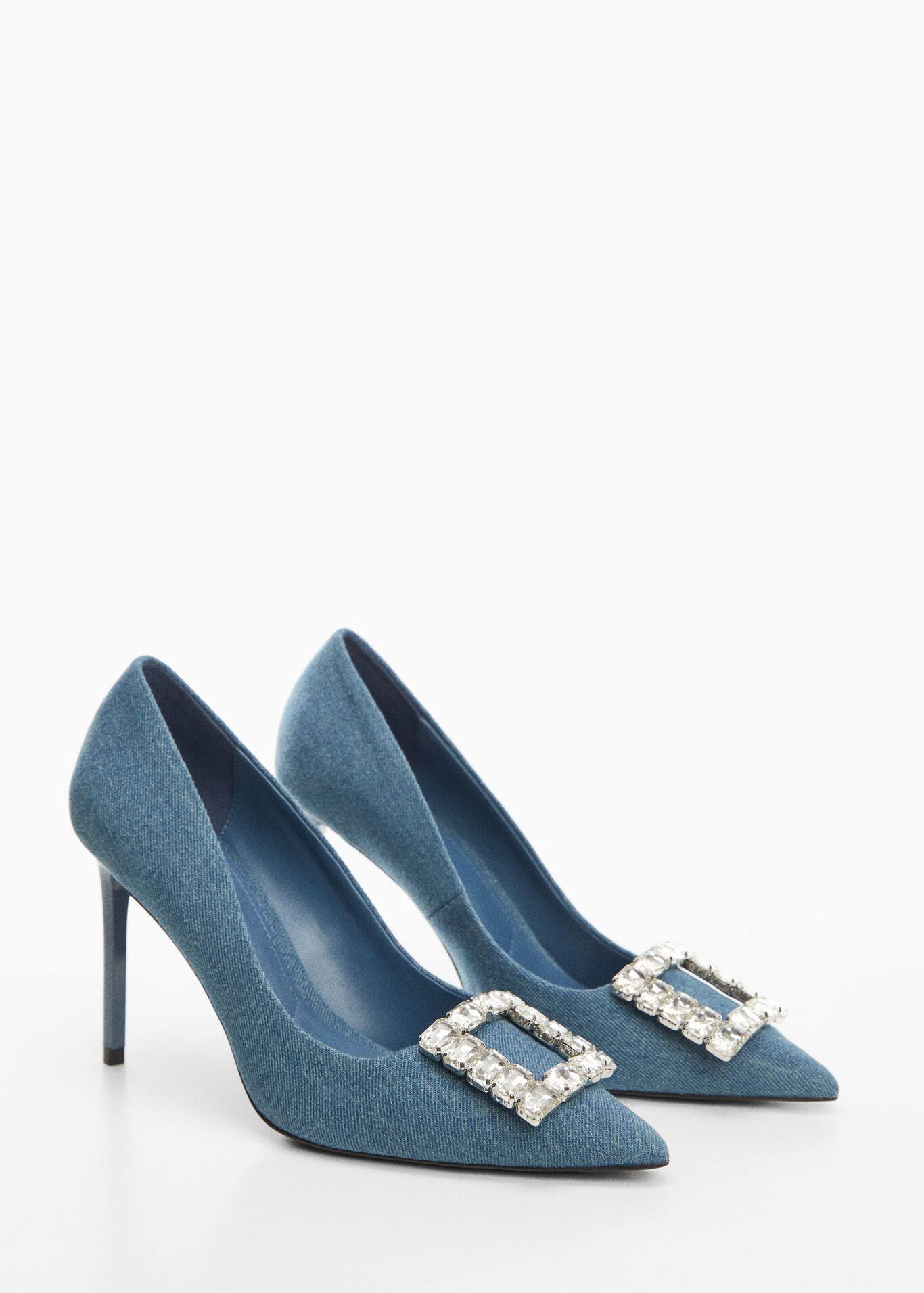 Jewel denim shoe Women Mango USA