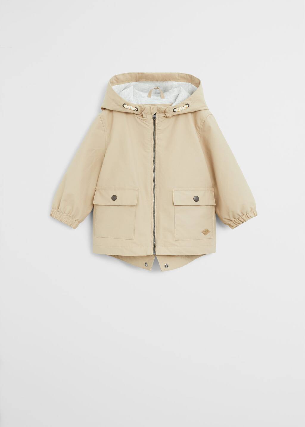 Modalite Net Mango Teknik Kumasli Kapusonlu Yagmurluk 6702438907