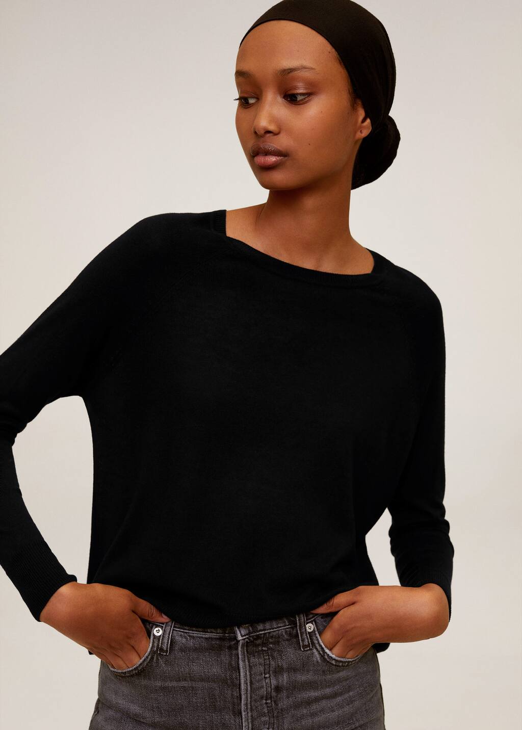 mango fine knit sweater