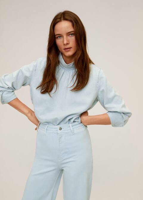 jeans culotte high waist