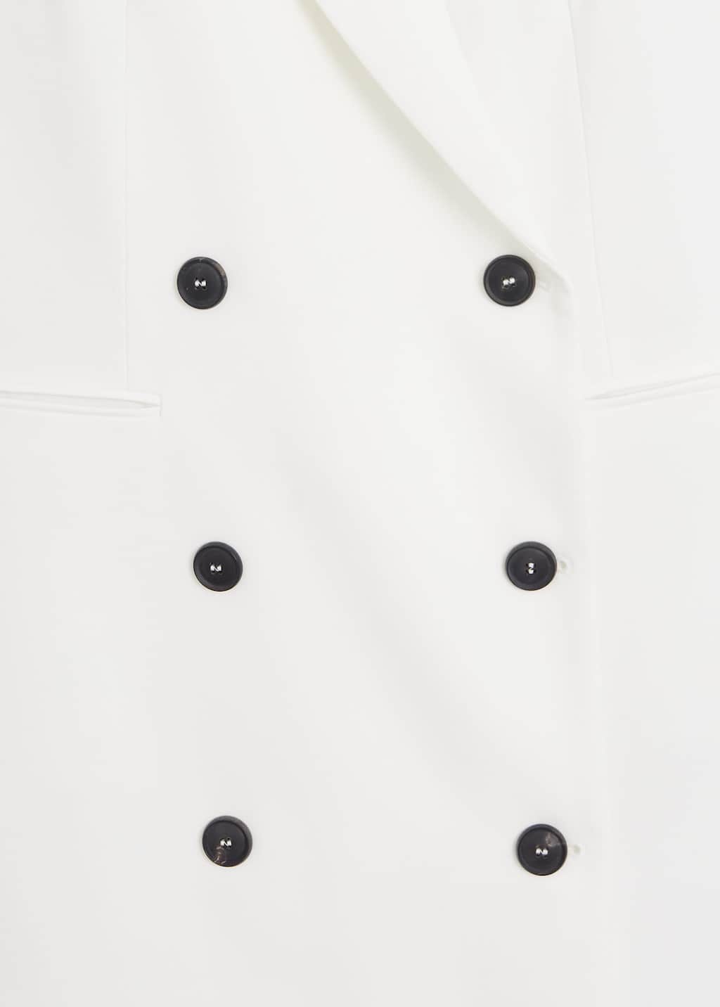 black and white blazer dress