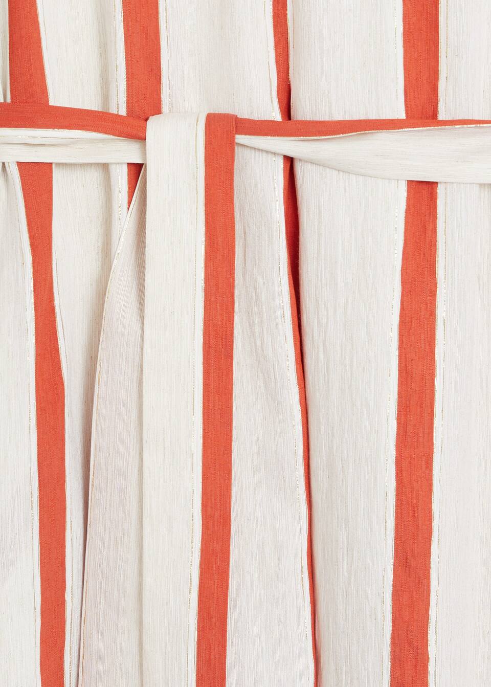 Striped Midi Dress Woman Mango Pakistan