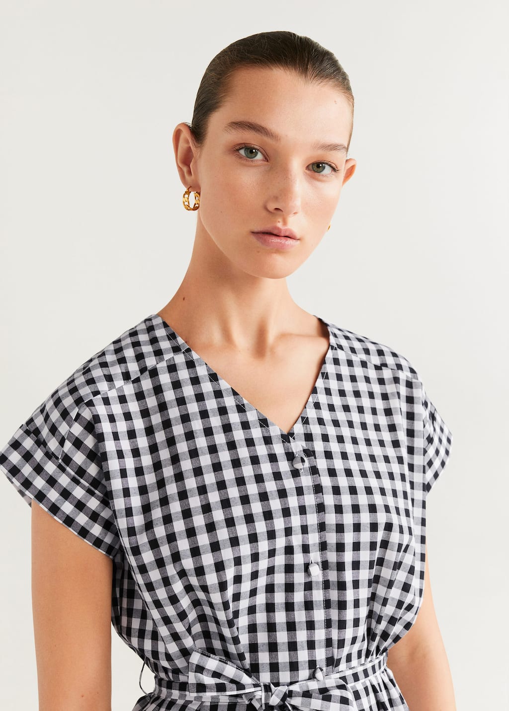 robe a carreau vichy mango