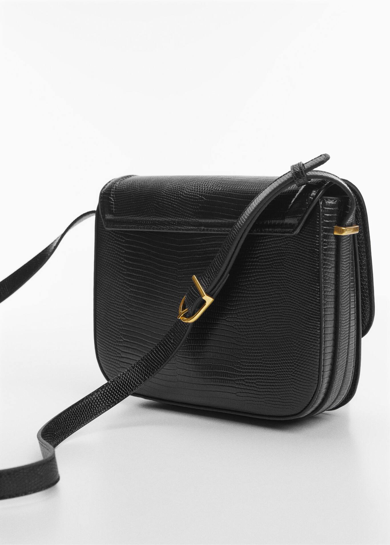 Animal print effect flap bag - Women | Mango USA