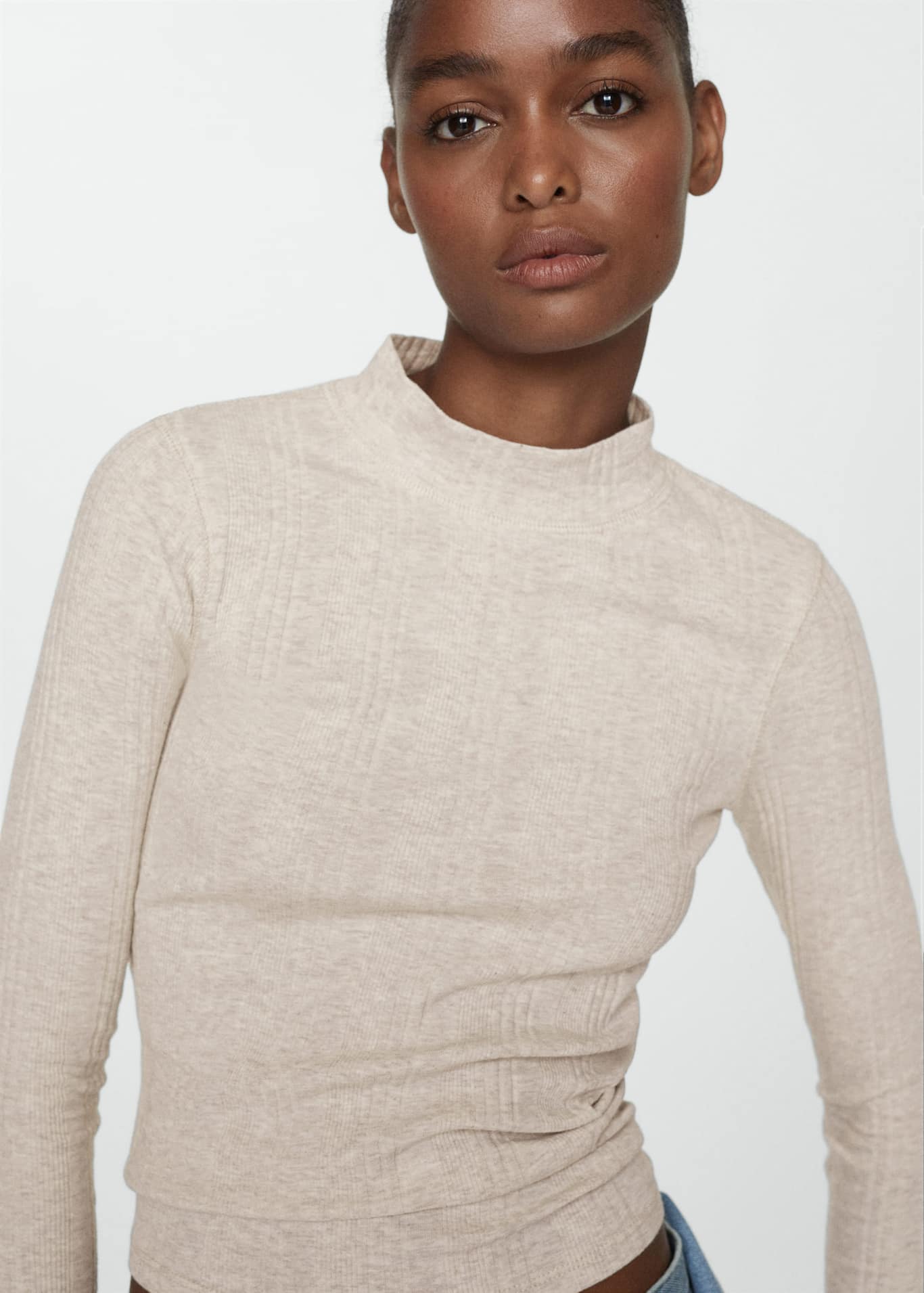 Camisetas Manga Larga Mujer Camiseta Térmica Tex Leaves Para Mujer