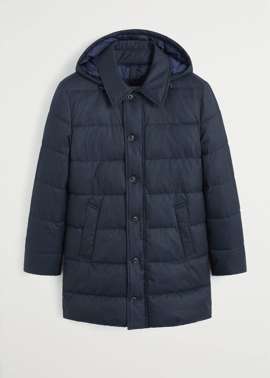 Mango Çıkarılabilir kapüşonlu kapitoneli Mango Çıkarılabilir kapüşonlu kapitoneli