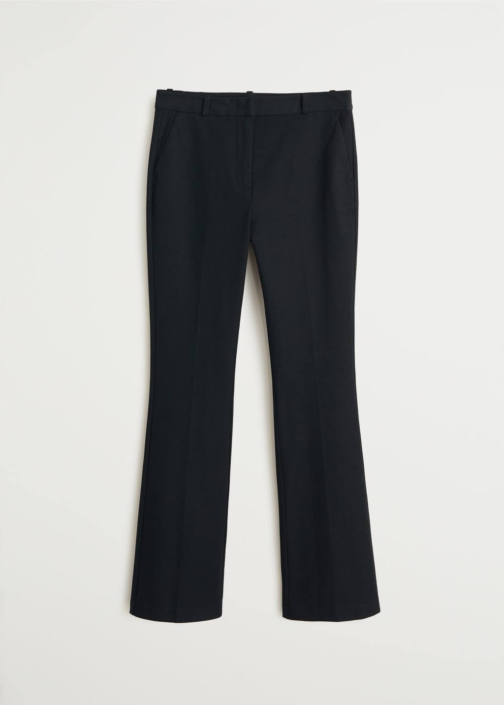 flared cotton trousers