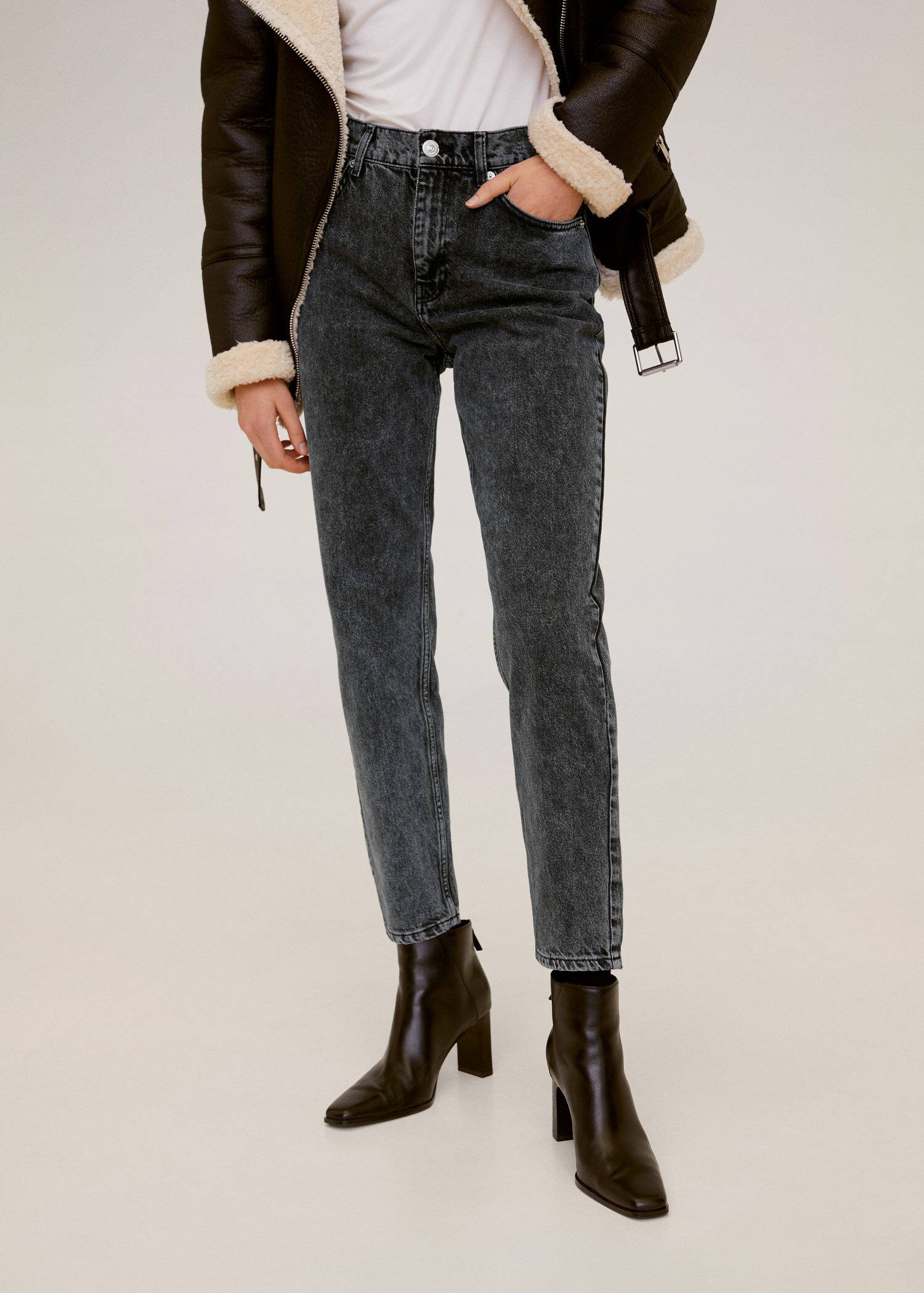 Mom Fit Jeans Women Mango Usa