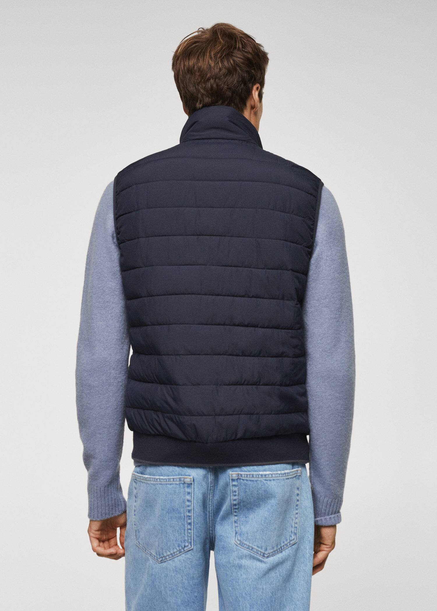 ultralight waterrepellent quilted vest Men Mango Man USA