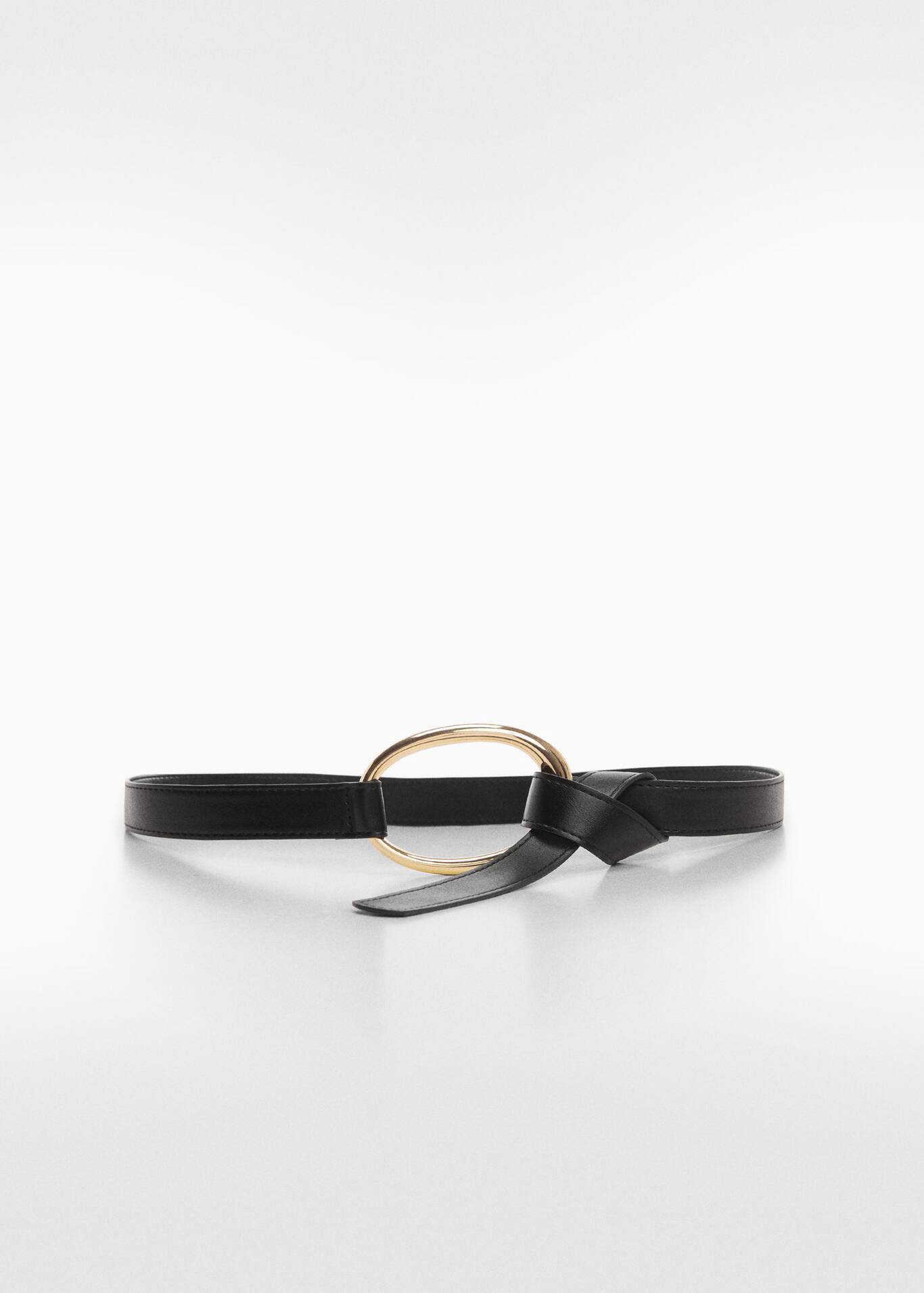 Oval buckle belt - Women | Mango United Kingdom