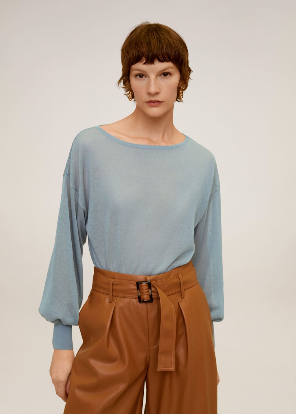 Jersey punto fino mango Clearance