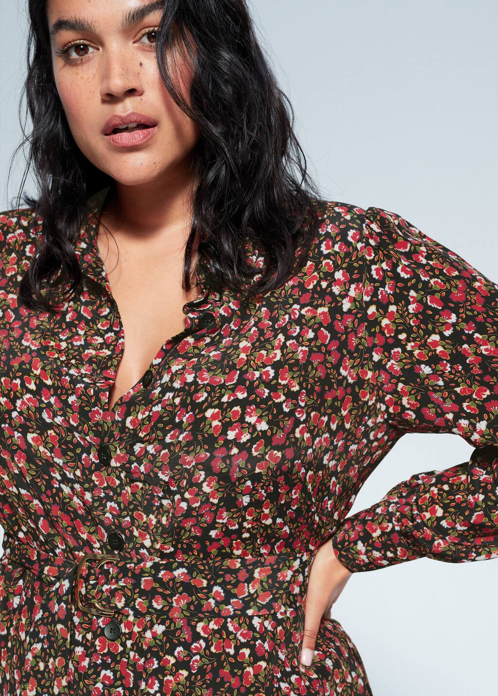 whistles pearl fiesta print dress