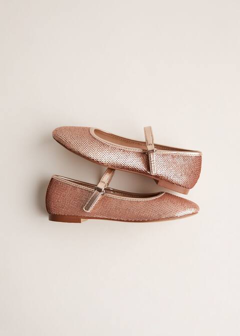 Sequin ballerinas