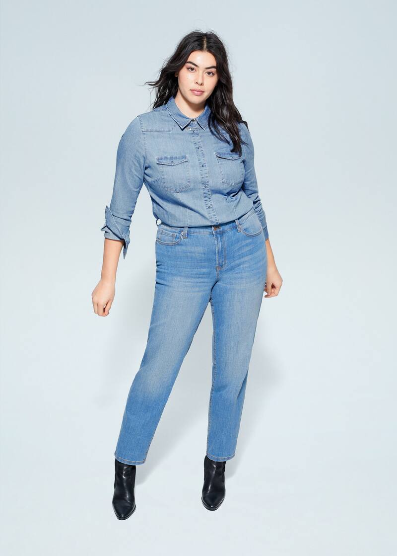 Shirts Plus Sizes 2019 Violeta By Mango Malaysia