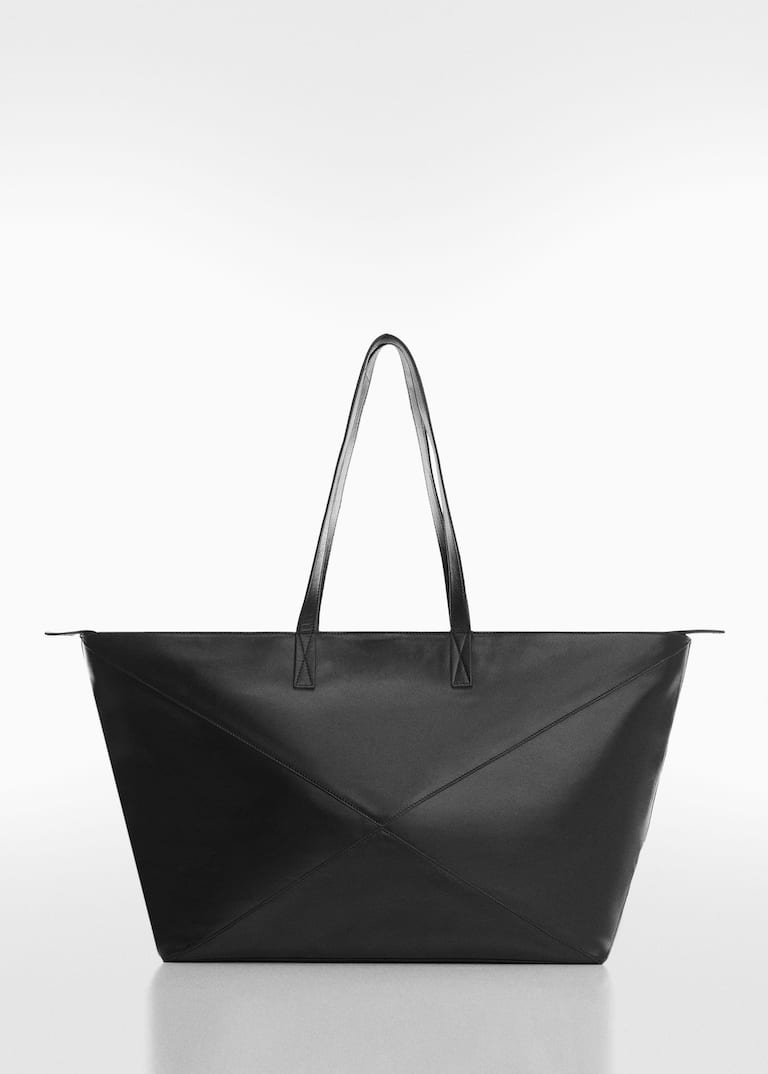 Leather shopper bag - Women