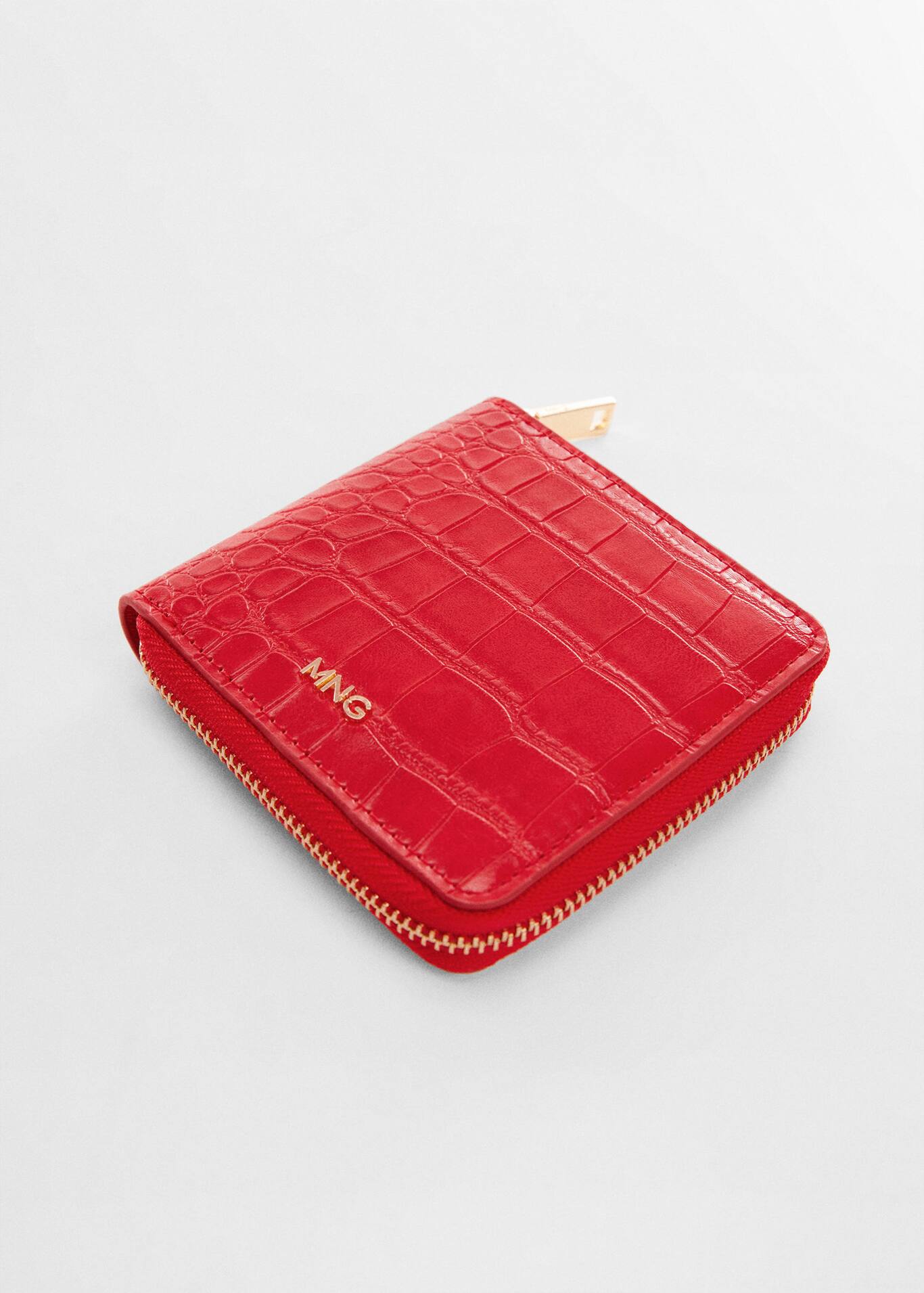 Animal print effect wallet - Woman | Mango Serbia