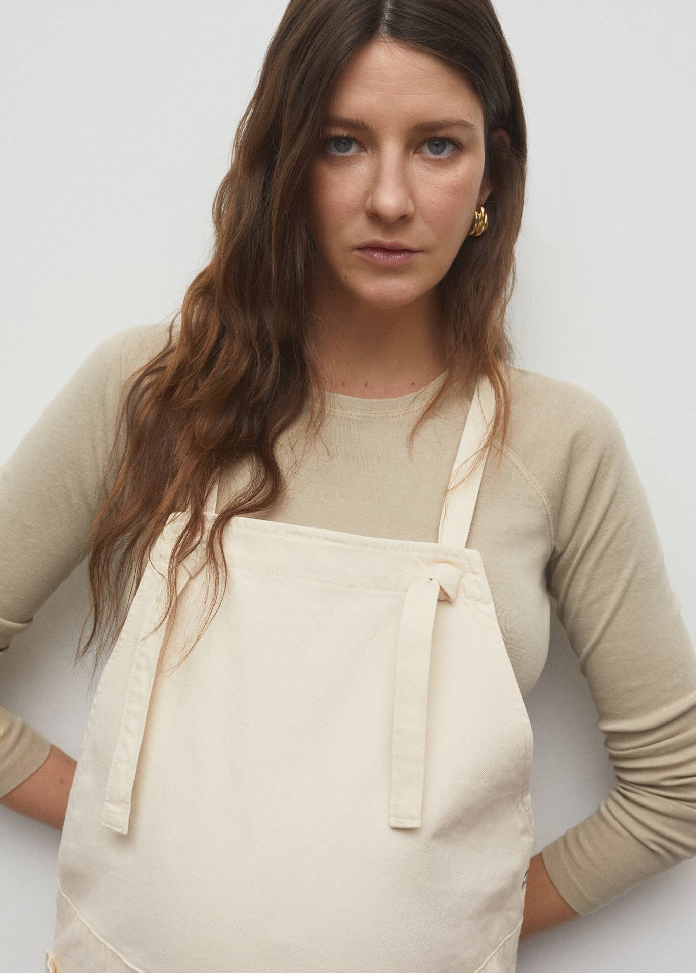 Maternity denim dungarees Women Mango United Kingdom