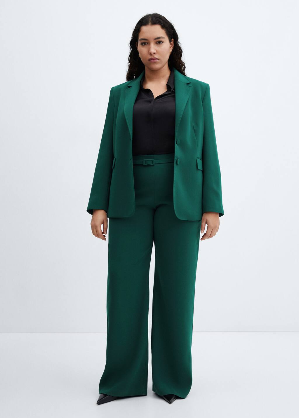 Mango Straight-fit suit blazer - 67041009-49